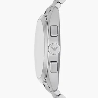 Emporio Armani Chronograph Gunmetal Blue Dial Men's Watch